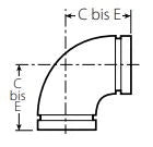 VICTAULIC Victaulic Edelstahlbogen m.Nut 90 Grad Mod.410 SS316 60.3mm  – F04100020ZZX160