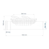 POLOPLAST PO Reinigungsrohr POLO-EHP Control DN 110, blau   – 01900