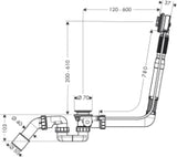 HANSGROHE HG Exafill S Grundkörper für Sonderwannen   – 58116180