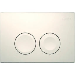 GEBERIT GE Betaetigungsplatte Delta25, 2-Mengen Kunststoff weiss, round  – 115.125.11.5