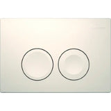 GEBERIT GE Betaetigungsplatte Delta25, 2-Mengen Kunststoff weiss, round  – 115.125.11.5