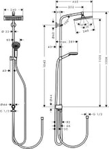 HANSGROHE HG Crometta E 240 Reno Showerpipe EcoSmart chrom  – 27289000