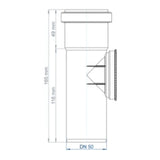 POLOPLAST PO Reinigungsrohr POLO-KAL NG DN 50   – 02342