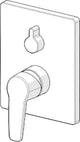 HANSA Hansa Polo Neu Fertigset Wanne chrom  – 8060 9093