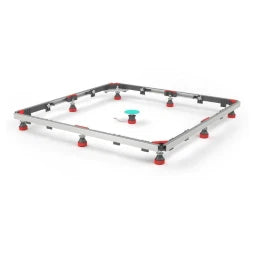 REHAU MEPA Montagerahmen Rechteck, superflach Universal für Duschwannen 120/120  – 18961501182