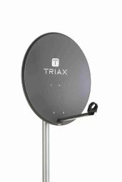 TRIAX Offset Antenne, Stahl, 65 x 58 cm, anthrazit  – 126530