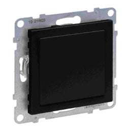 LEGRAND SEANO Blindabdeckung & Mosaic-Adapter in der Farbausführung Schwarz lackiert  – 765801
