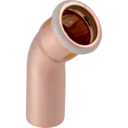 GEBERIT GE Mapress Kupfer Gas Bogen mit Einschubende 45 Gr. d22mm  – 34523