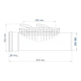 POLOPLAST PO Reinigungsrohr POLO-EHP Control DN 160, blau   – 01902