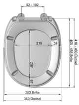 MKW MKW Aida Basic WC-Sitz abnehmbar mit Push-Edelstahlscharnier  – C7AA-0A01