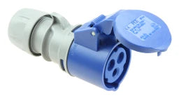 PC ELECTRIC CEE Kupplung 16A 3pol 6h IP44,  schraublose Klemme   – 213-6TT