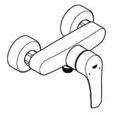 GROHE Grohe EH-Brausebatt. Eurosmart 33555_3 Wandmontage eigensicher chrom   – 33 555 003