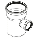 REHAU RAUPIANO PLUS Einfachabzweig DN 110/75, 87 Grad  – 11213441001
