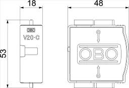 OBO SurgeController V20 Oberteil 280V  – 5099609