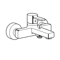 KLUDI Kludi Zenta Wannenf.u.Brause Mischer DN15, chrom  – 386700575