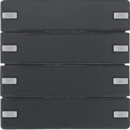 BERKER KNX Q.x Tastsensor 4fach Komfort anthrazit samt  – 80144326