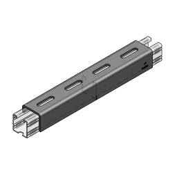 MEFA Verbindungsstück C-Profil 45, 350x47x42 mm Langloch 13x50 mm  – 08162002