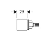 HANSGROHE HG Verlängerungsset zu UP-Ventil 25mm   – 96370000