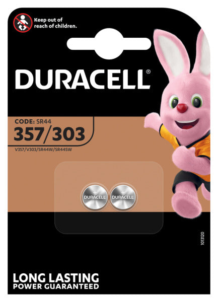 Knopfzelle Elektronik Silver Oxide SR44 1Bli=2Stk – 013858