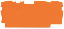 WAGO Abschluss- und Zwischenplatte 1 mm dick, orange   – 2004-1392