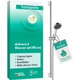 HANSGROHE HG Brauseset Activera Select S 95 2jet EcoSmart mit Brausestange Typ 95 chrom  – 28046000