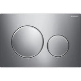 GEBERIT GE Betaetigungsplatte Sigma20 2-Mengen glanz-matt-glanz, round  – 115.882.KH.1