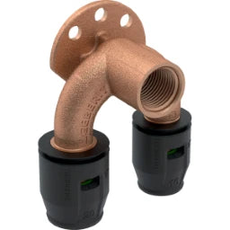 GEBERIT GE PushFit Doppelanschlusswinkel Rotguss 90 Gr. d20mm x Rp1/2 x 20mm   – 651.274.00.1