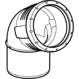 GEBERIT GE Silent-Pro Bogen 67.5 Gr. d50mm  – 393.223.14.1
