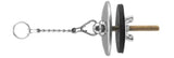 SCHMIDT STEDO KETTENHALTERGARN. 30 CM MS VERCHR. MIT DECKROSETTE  – 720427