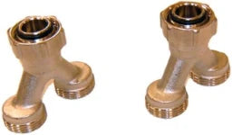 UPONOR Uponor Doppelanschlussverschr. G 3/4 mit EUROKONUS, 2 Abgänge  – 1005675