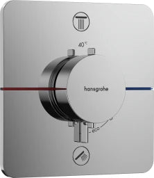 HANSGROHE HG Thermostat UP ShowerSelect Comfort Q Fertigset 2 Verbraucher chrom  – 15583000