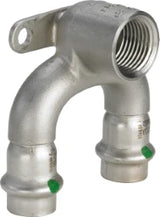 VIEGA Viega Doppelwandscheibe mit SC Sanpress Inox 2325.7 in 15mmxRp1/2x15mm Edelstahl   – 693 718