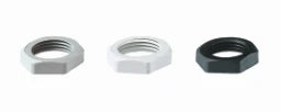 JACOB PA-Sechskantmutter M20x1,5lg RAL7035 hellgrau   – 50.220 PA7035
