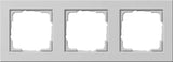 GIRA Abdeckrahmen 3f E2 Grau m   – 021337