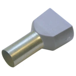 HAUPA Twin-Aderendhülse 0,75/8 grau   – 270780
