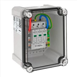 OBO Generatoranschlusskasten 1 PV-String auf 1 WR-MPP 1000V DC lichtgrau RAL 7035  – 5088405