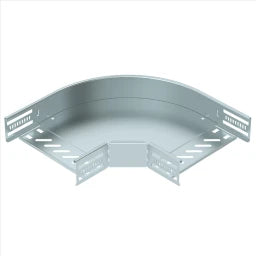 OBO Bogen 90° für Kabelrinne, horizontal 60x 200 Stahl bandverzinkt  – 6036564