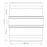 POLOPLAST PO Doppelmuffe POLO-KAL XS DN 110  – 102304