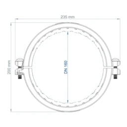 POLOPLAST PO Auszugsichere Verbindung POLO-KAL NG DN 160   – 01757