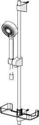HANSA Hansa Hansabasicjet Wandstangengarnitur  – 4478 0133