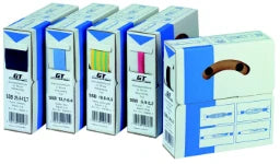 GT FILOFORM Schrumpfschlauch dünnwandig grün/gelb Ø 12 - 4 mm, 8m-Abrollbox   – 19-106400.11