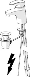 HANSA Hansa Mix WT-Mischer mit Ablaufgarnitur drucklos verchromt   – 0113 1183