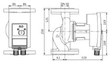 WILO Wilo Nassläufer-Hocheffizienzpumpe Yonos MAXO plus 40/0,5-16 PN6/10,650W   – 2120609