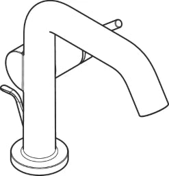 HANSGROHE HG Tecturis S WTM 110 Fine CoolStart mit Zugstangen-Ablaufgarnitur chrom  – 73323000