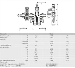RESIDEO Resideo Sicherheitsgruppe SG160SD mit Druckminderer, Messing AA, 1"  – SG160SD-1AA