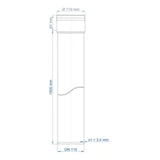 POLOPLAST PO Steckmuffenrohr POLO-KAL XS DN 110/1500  – 102044