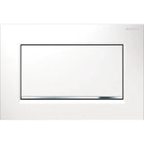 GEBERIT GE Betaetigungspl. Sigma10 Spuel/Stopp verschraubbar, weiss/glanz/weiss, square  – 115.893.KJ.1