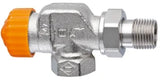 HEIMEIER Thermostat-Ventilunterteil DN15 (1/2") Eclipse, Axial, vernickelt  – 3930-02.000