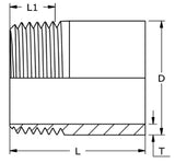 NORDS Nords SchweissnippelR-208 5/4" 50mm Wkst.1.4404 / 316L(1.4436)  – 11-0208-07