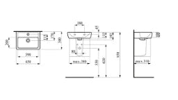 LAUFEN Laufen Pro Handwaschbecken 45x34cm weiß   – H8119510001041